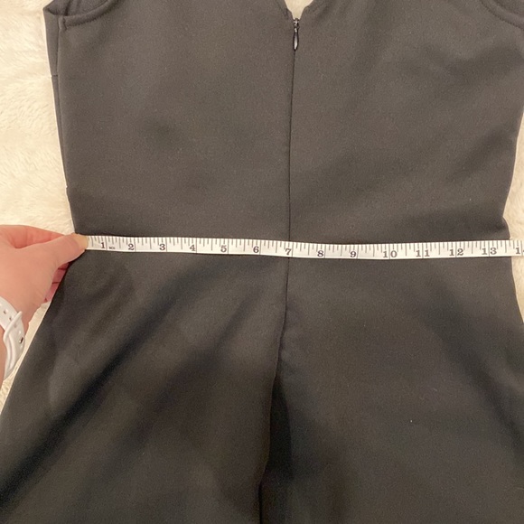 Dex Black Dress with Floral Embroidered Detail | Size Small - Picture 7 of 9